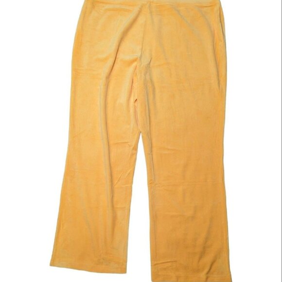 Juicy Couture Gold Velour Lounge Pants NWT Women’s Plus Size 2X Stretch - Picture 3 of 8